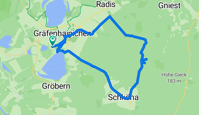 Taubenweg, Gräfenhainichen nach Taubenweg, Gräfenhainichen