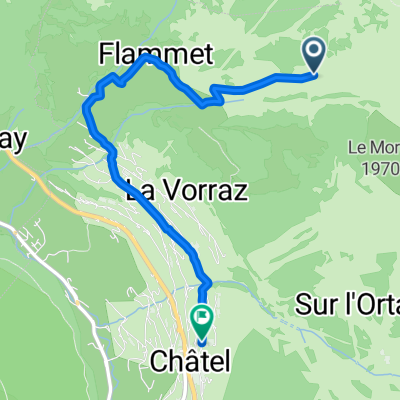 Châtel à Route du Centre, Châtel