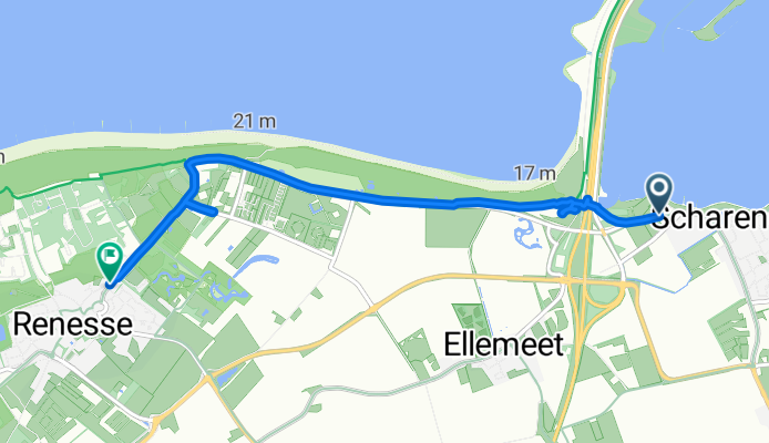 Rampweg, Scharendijke nach Lange Reke, Renesse