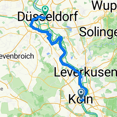 Trankgassenwerft 3050, Köln to Rheinwiesen 1, Düsseldorf