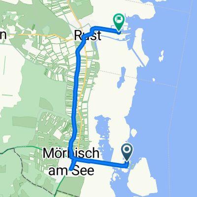 Ostösterreichischer Grenzlandweg, Mörbisch am See nach Ruster Bucht Campingplatz, Freistadt Rust