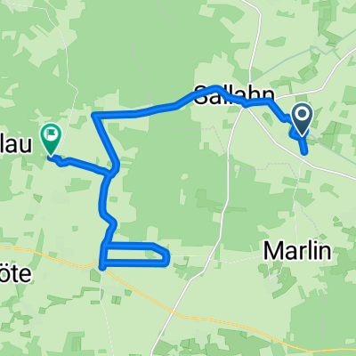 Tüschau nach Groß Wittfeitzen
