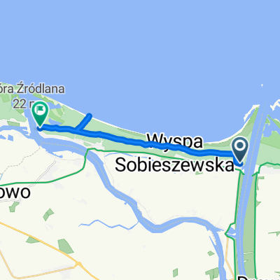 Świbnieńska, Gdańsk do Nadwiślańska, Gdańsk