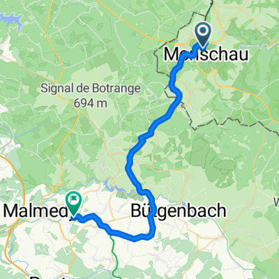 VB 3 - Monschau (D) - Arimont (B, Waimes) 34 km