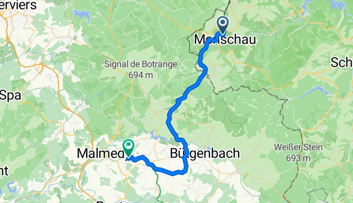 VB 3 - Monschau (D) - Arimont (B, Waimes) 34 km