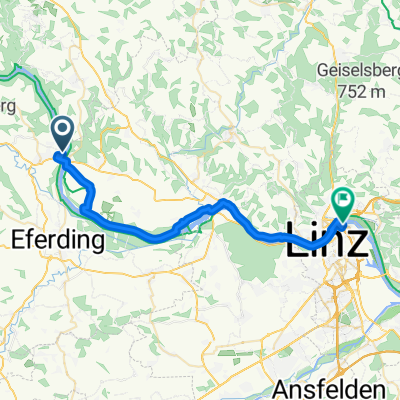 Donausteig Passau-Linz-St Nikola, Aschach an der Donau - Am Winterhafen, Linz