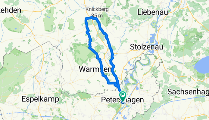 Petershagen, Rundfahrt Heide, Moor, Bauernland