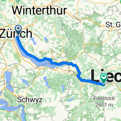 Von Zürich bis Quarten