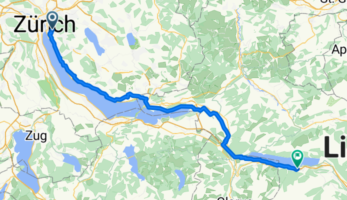 Von Zürich bis Quarten