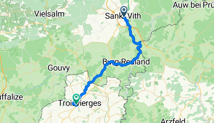 VB 5 - St Vith (B) - Troisvierges (LUX) 33 km