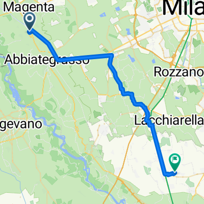 Via Don Ottavio Sironi, Robecco sul Naviglio a Certosa Monumento, Certosa di Pavia