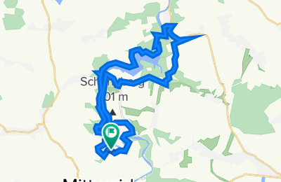 Route in der Bikemap App öffnen