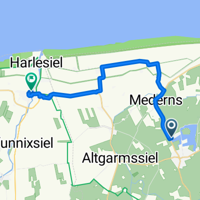 Am Wangermeer, Wangerland nach Pumphusen, Wittmund