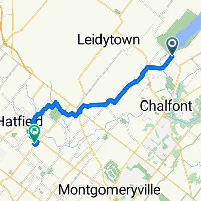 Route from Doylestown
