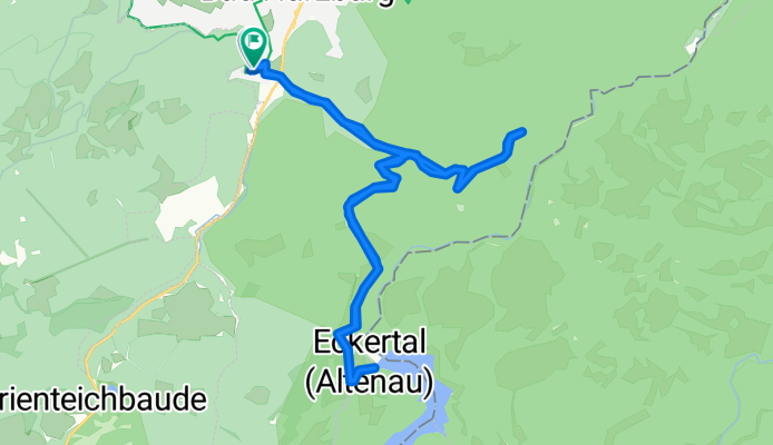 Eckertalsperre und Luchsgehege