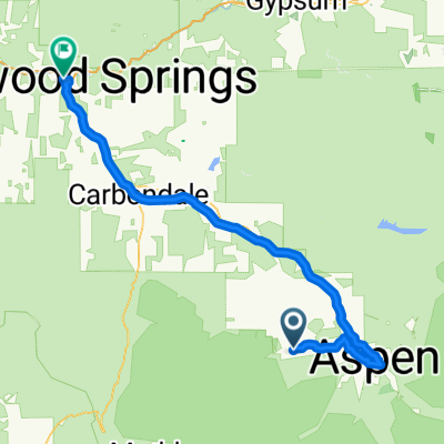Brush Creek Trail, Snowmass Village to Two Rivers Trail, Glenwood Springs