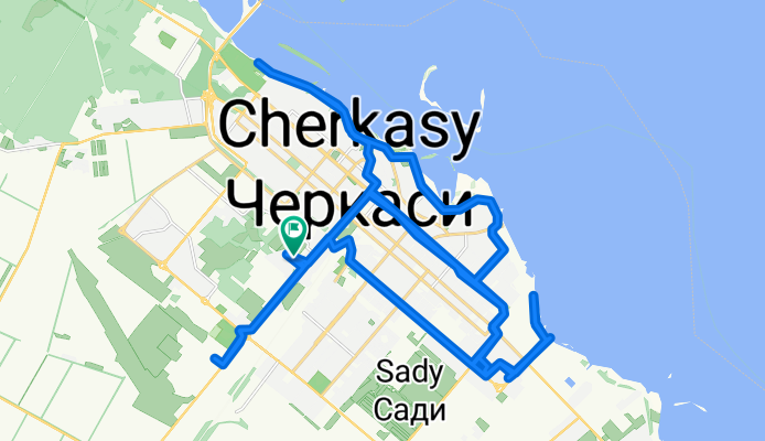 Вернигоры улица, Черкассы до Вернигоры улица, Черкассы