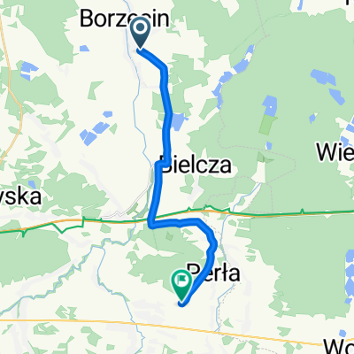 Borzęcin, Borzęcin do Wola Dębińska, Dębno
