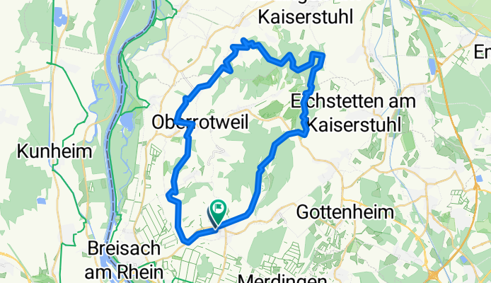 Fohrenbergstraße, Ihringen nach Fohrenbergstraße, Ihringen