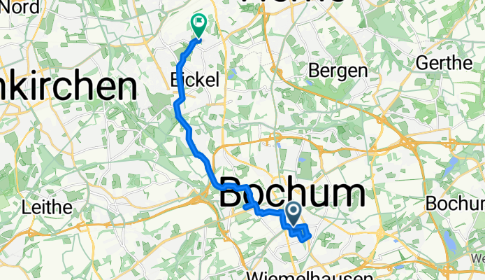 Oskar-Hoffmann-Straße, Bochum nach Bobenfeld, Herne
