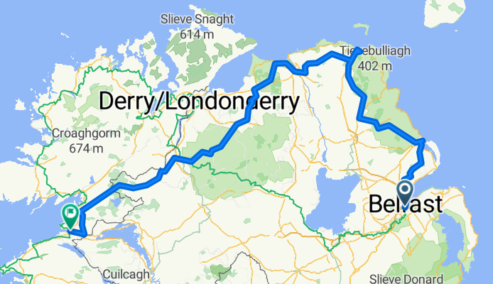 From Belfast to Ballyshannon