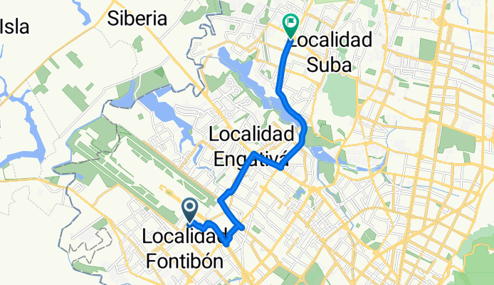 De Carrera A a Calle 106B-40