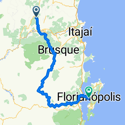 Pomerode to Florianópolis