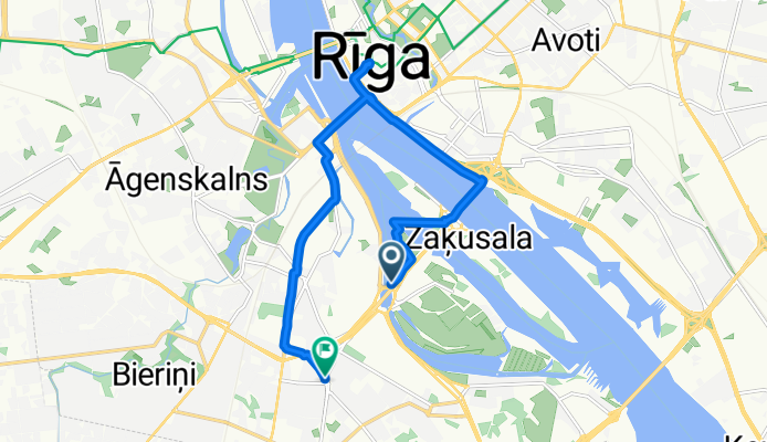 Mūkusalas iela, Рига до Valdeķu iela, Рига
