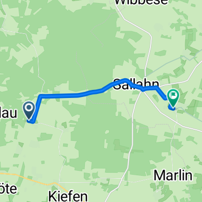 Groß Wittfeitzen nach Tüschau