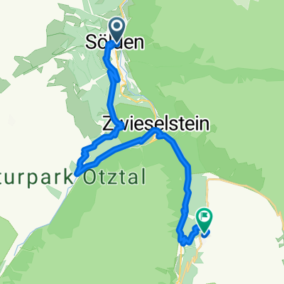 Route to Obergurgl