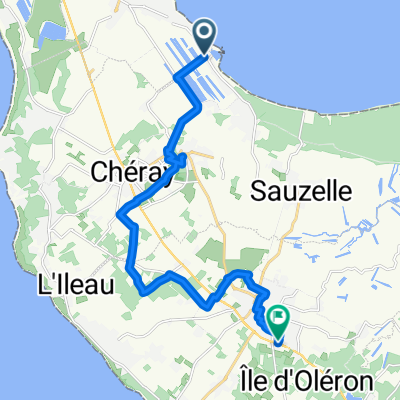 Rue du Douhet, La Brée-les-Bains nach Avenue du Moulin Blanc, Saint-Pierre-d'Oléron