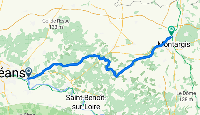 Von Chécy bis Châlette-sur-Loing