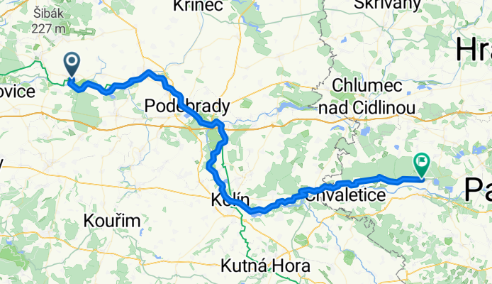 Milovice - Přelouč