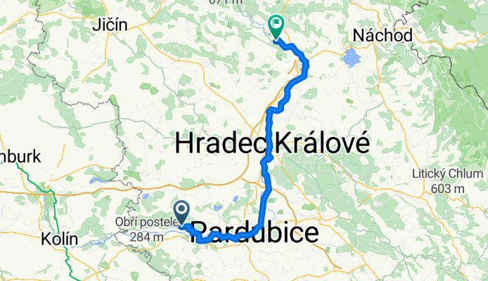 Přelouč - Dvůr Králové nad Labem