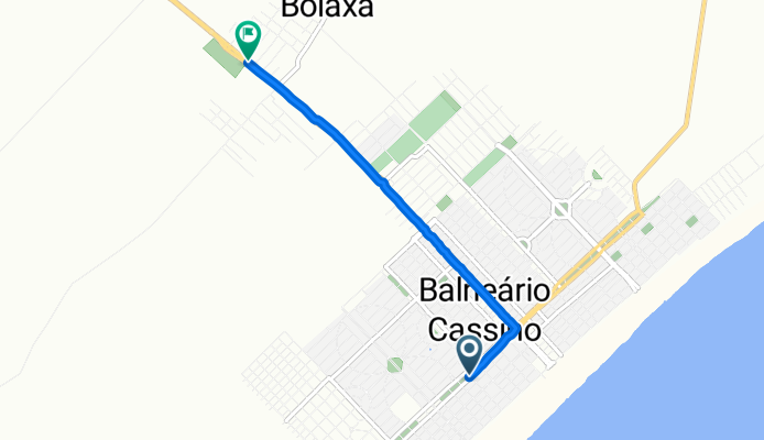 Rua Espírito Santo, Rio Grande a Estrada para Cassino, Rio Grande