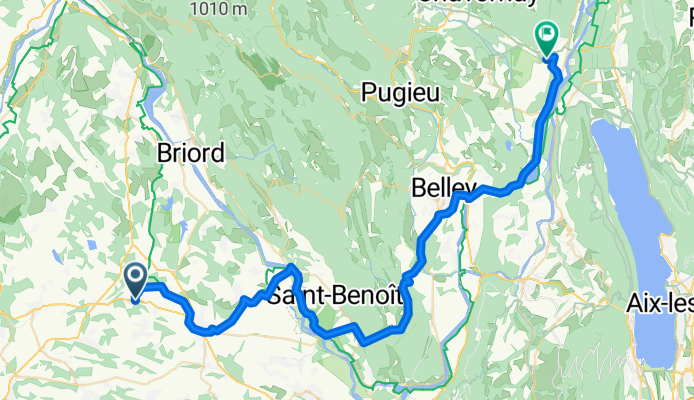 Route de Lyon, Arandon-Passins à Place Pierre Semard, Culoz-Béon