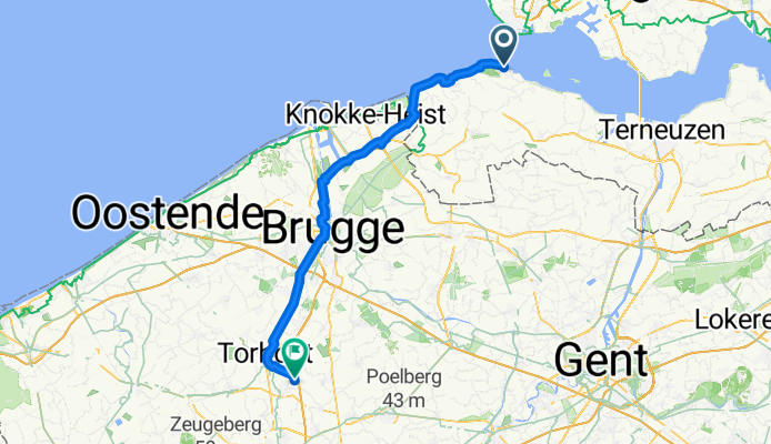 Veerhaven, Breskens naar Marktplaats, Lichtervelde