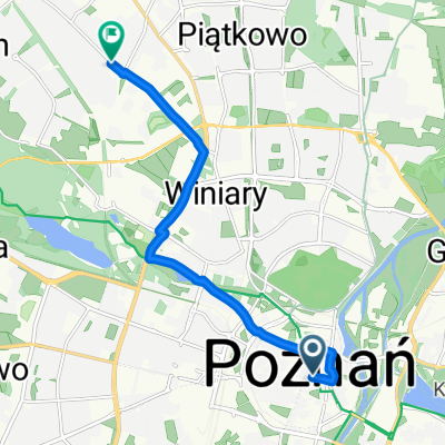 Stary Rynek, Poznań do Strzeszyńska, Poznań