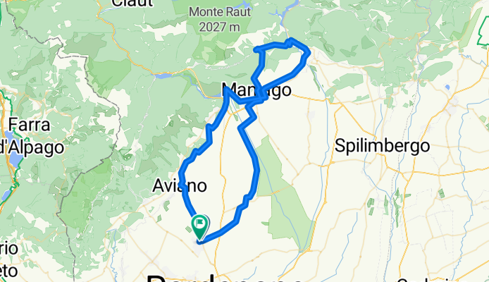 Route in Fontanafredda