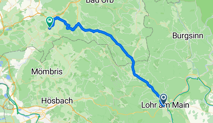 Lohr am Main - Gelnhausen