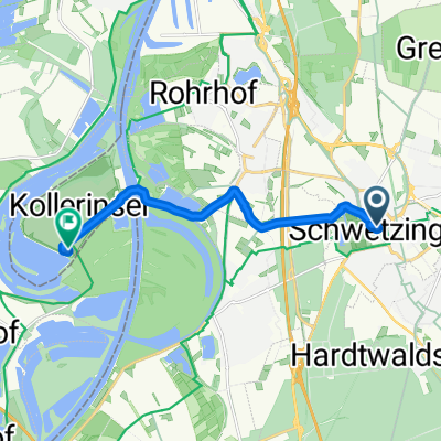 Schloßstraße nach Camping Kollersee