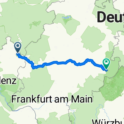 Mühlweg nach Am Stück
