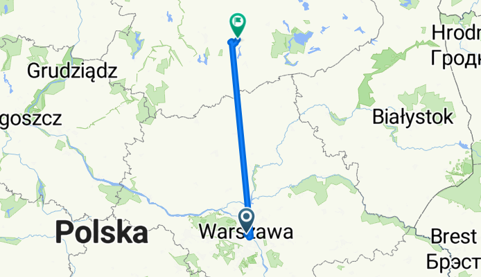 Warszawa - Dźwierzuty