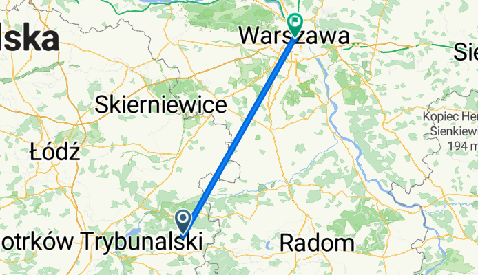 Opoczno - Warszawa