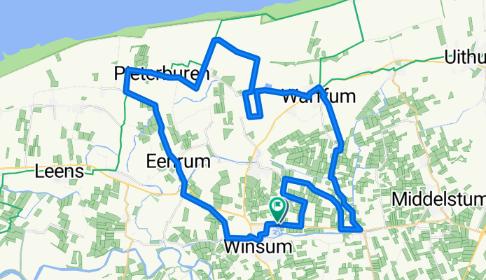 Geert Teislaan, Winsum naar Geert Teislaan, Winsum