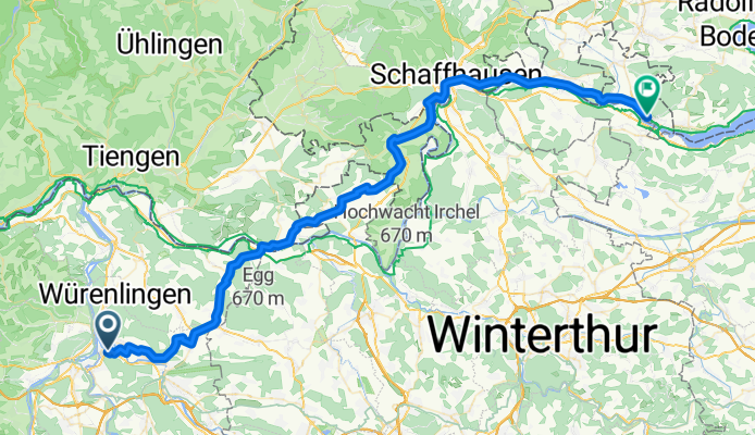 Grenzstrasse to Niderfeldstrasse