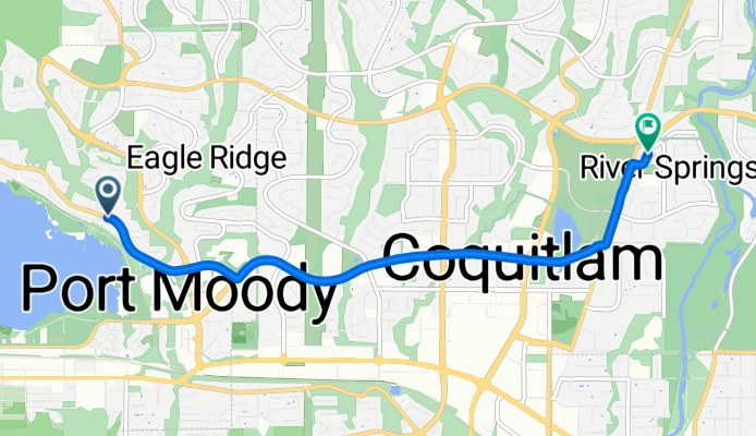Harbour Pl, Port Moody to Gabriola Dr, Coquitlam