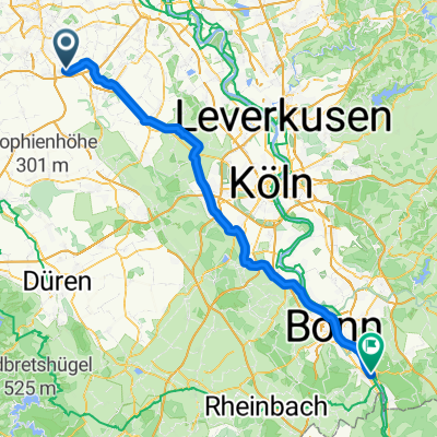 Jüchen - Königswinter