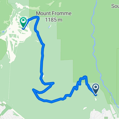 Fromme parking lot to Grouse Mt, North Vancouver