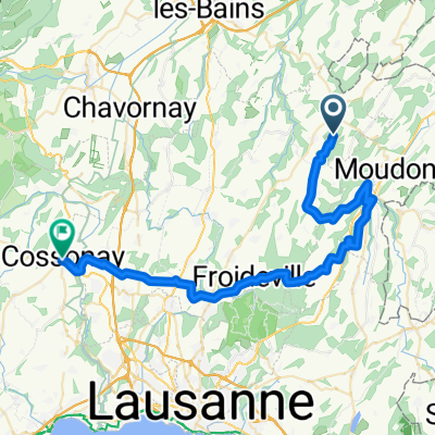 From Montanaire to Cossonay